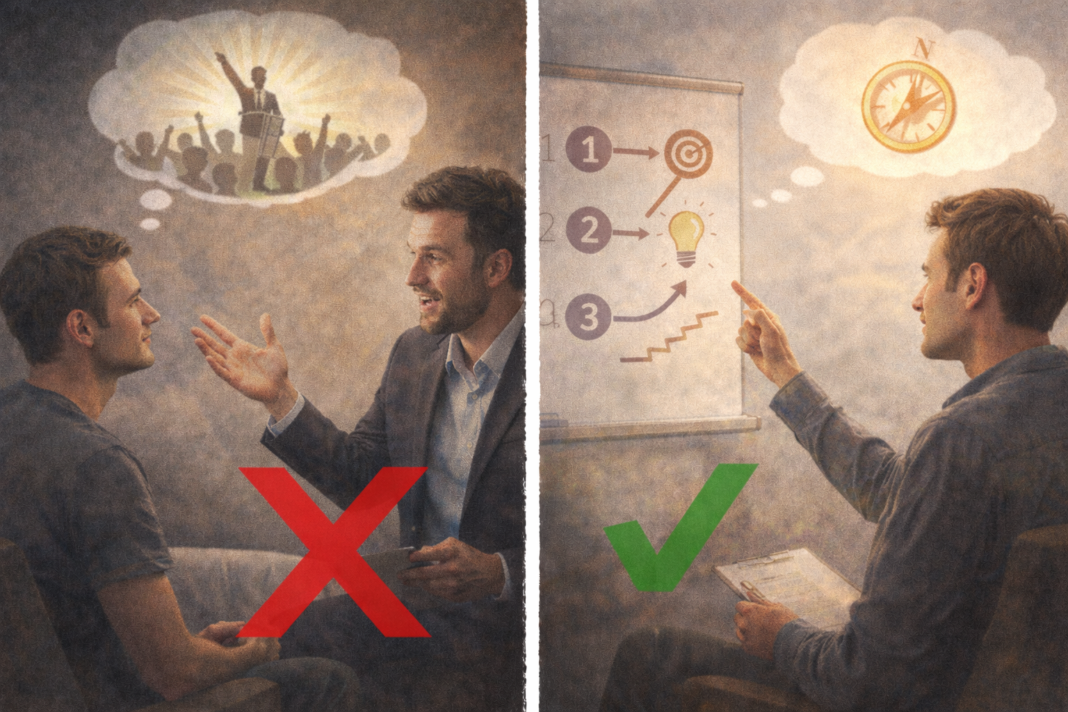 A coach nem motivációs tréner!